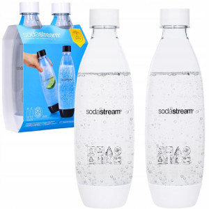 2x Butelki Soda Stream 1l Bez Bpa Do Saturatora
