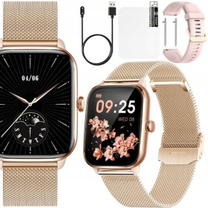 Smartwatch Zegarek Damski Polskie Menu Rozmowy Sms