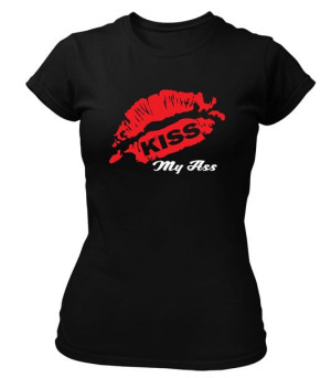 Koszulka damska KISS MY ASS