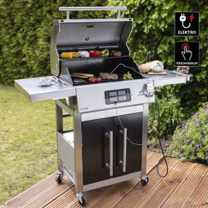 Solidny Ogrodowy Grill Elektryczny Landmann E-grill 3.2kw Żeliwo
