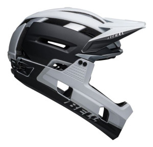 Kask full face BELL SUPER AIR R MIPS SPHERICAL matte black white roz. L (59
