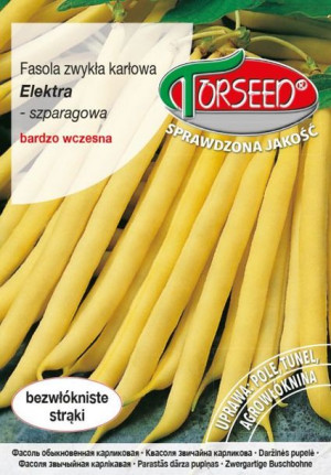 Torseed Nasiona Fasola Szparagowa Żółta Wczesna Elektra 30 G