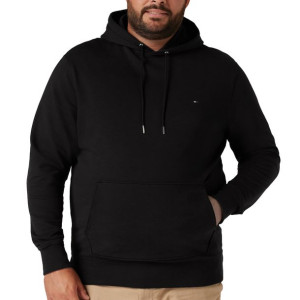 Tommy Hilfiger bluza męska z kapturem plus size czarna MW0MW30510-BDS 5XL