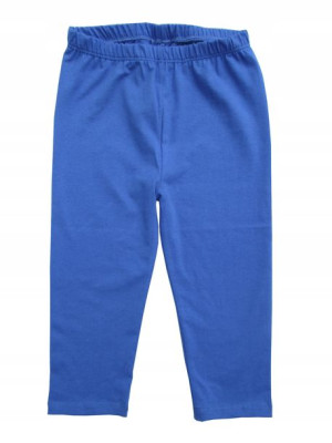 Legginsy getry leginsy 3/4 rybaczki 146 niebieskie