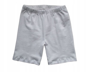 Legginsy getry krótkie spodenki kolarki 134 białe
