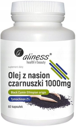 Aliness CZARNUSZKA olej z nasion czarnuszki 1000mg