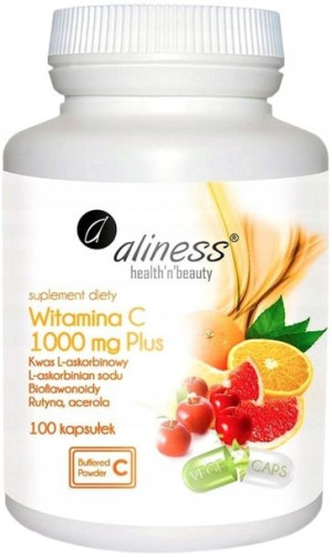 Witamina C Plus 1000 Mg Aliness 100 Kaps Rutyna