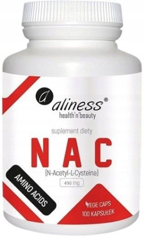 NAC 500mg N-Acetylocysteina L-CYSTEINA Aliness