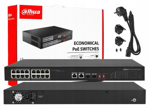 Switch Poe 24x Poe Pfs3226-24et-240 Dahua 240w