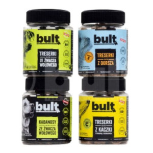 BULT naturalne Treserki dla psa 4 x 120g ZESTAW