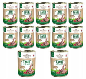 POKUSA Karma dla psa - Jagnięcina Królik - 12x400g