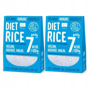 2x Makaron Konjac Bio Organic Diet Rice 300g