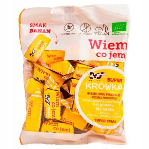 Krówki Bezmleczne Bananowe Bezglutenowe BIO 150g