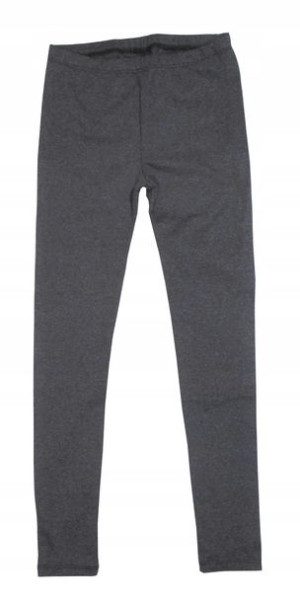 Legginsy getry leginsy długie 152 grafit bawełna