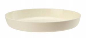 Podstawka pod doniczkę plastikowa kremowa Azalia 13 cm