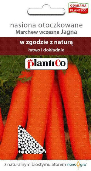 Plantico Nasiona Marchew Jadalna Jagna 350 Nasion Otoczkowane