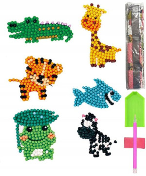HAFT DIAMENTOWY 5D Zestaw DZIECI Najklejki PUZZLE