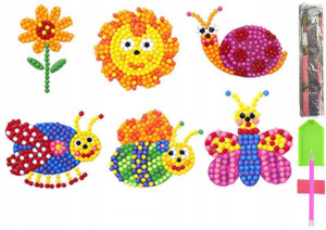 HAFT DIAMENTOWY 5D Zestaw DZIECI Najklejki PUZZLE