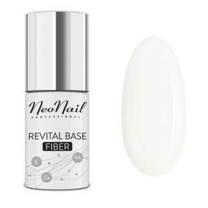 Neonail Lakier Hybrydowy Revital Base Fiber Milky