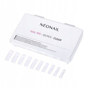 Neonail Tipsy Przezroczyste 120szt