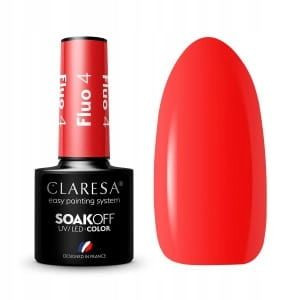Claresa Lakier Hybrydowy Fluo 4 5g