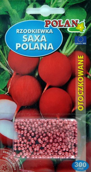 Polan Nasiona Rzodkiewka Saxa Polana 300 Nasion Otoczkowane