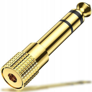 Adapter Przejściówka Z 3,5 Mm Jack Na 6,3 Mm Jack