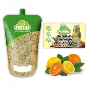 Lemoniada cytrynowo - pomarańczowa koncentrat 1kg