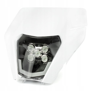 Owiewka Motocyklowa Z Reflektorem Led Lampa Biała