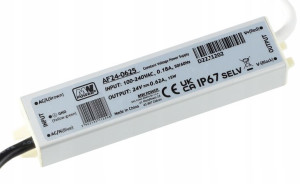 Zasilacz do taśm LED 12V 15W IP67 wodoodporny