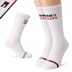 Tommy Hilfiger Skarpety 2 Pak 8957 Białe 39-42