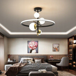 Lampa sufitowa LED Żyrandol KULE ZŁOTA NOWOŚĆ