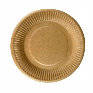 ECO Talerze Papierowe - jednorazowe 18 cm 100szt.