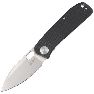 Nóż Kubey Hyde Black G10, Sand Blasted 14C28N by Colin Maisonpierre (KU2104