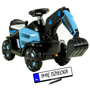 Koparka na akumulator dla dzieci RUCHOMA ŁYŻKA LED MP3