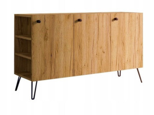 KOMODA Szafka 120 cm dąb złoty LOFTOWA Prawa/Lewa
