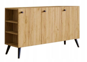 KOMODA Szafka 120 cm dąb złoty SKANDI Prawa/Lewa