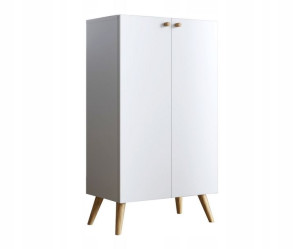 KOMODA Szafka 60 x 101 cm biała SKANDI Styl MODNA