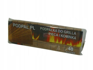 Rozpałka podpałka do grilla kominka 40 kostek