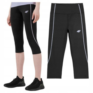 Legginsy Damskie 4f Leginsy Getry 3/4 Funkcyjne M
