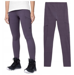 Legginsy Damskie 4f Spodnie Trekkingowe Kieszenie