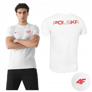 Koszulka Kibica Męska 4f Sportowa T-shirt Bawełna