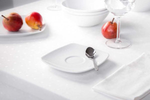 Spodek porcelanowy MariaPaula Moderna Biała 16 cm kwadratowy