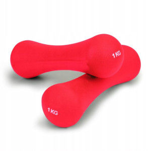 HANTLE Neoprenowe 2x 1 kg DO ĆWICZEŃ FITNESS 2 kg