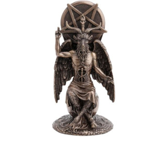 FIGURKA Baphomet siedzący na globusie VERONESE WU77950A1