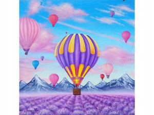 HAFT Diamentowy MOZAIKA BALON 30x30 cm Zestaw 5D