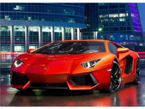 HAFT Diamentowy MOZAIKA LAMBORGHINI 40x30cm Zestaw