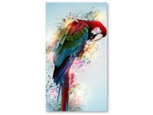 HAFT Diamentowy MOZAIKA PAPUGA 30x40 cm Zestaw 5D