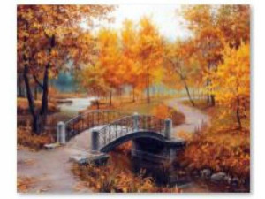 HAFT Diamentowy MOZAIKA PARK 40x30 cm Zestaw 5D