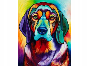 HAFT Diamentowy MOZAIKA PIESEK 30x40 cm Zestaw 5D